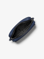 Michael Kors Hudson Pebbled Leather Utility Messenger Crossbody Bag
