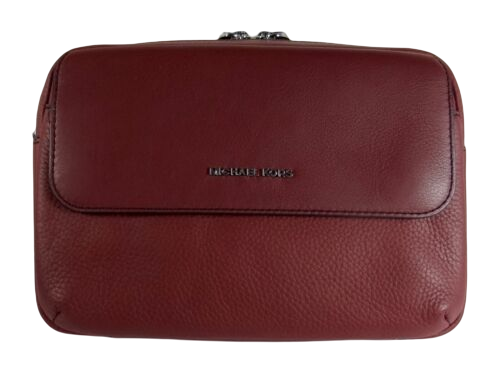 Michael Kors Hudson Pebbled Leather Utility Crossbody Bag