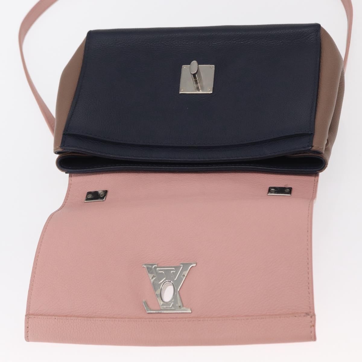 Louis Vuitton Lockme Ii Leather Pink Leather Shoulder Bag Bag (Pre-Owned)