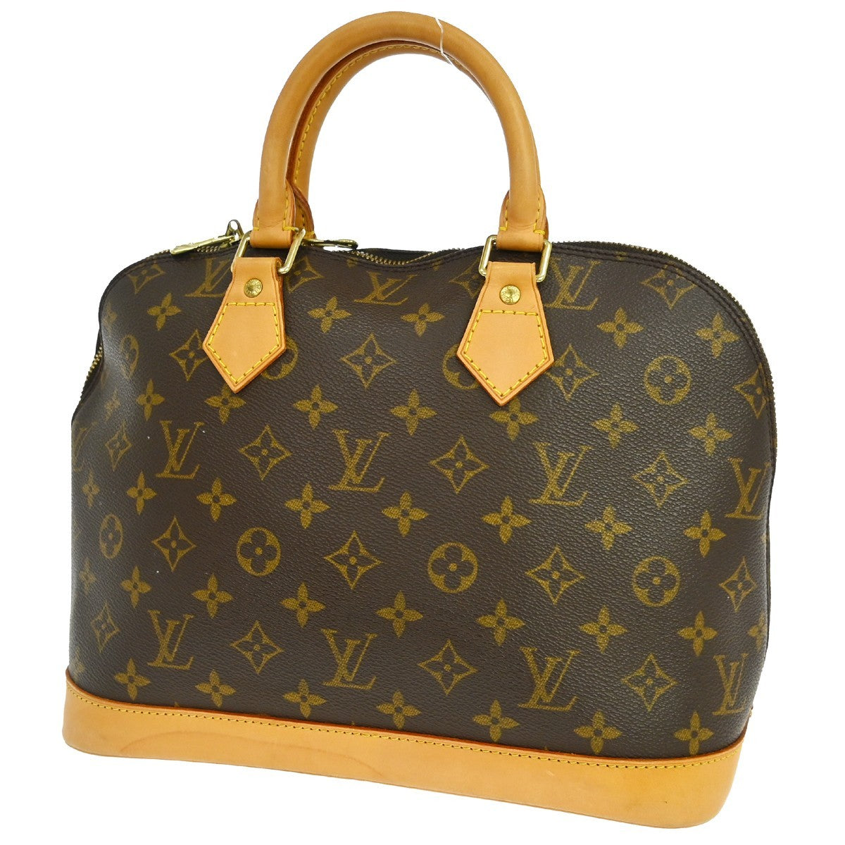 Louis Vuitton Alma Monogram Canvas Brown Canvas Handbag (Pre-Owned)