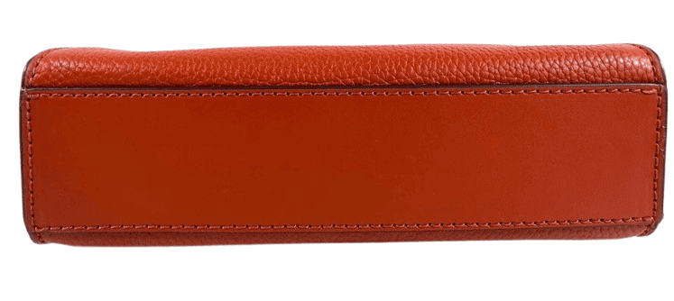 Michael Kors Valerie Medium Pebbled Leather Crossbody Clutch Bag