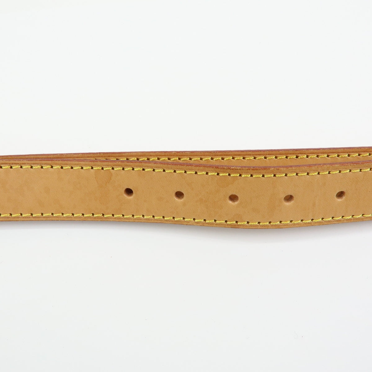 Louis Vuitton Adjustable Shoulder Strap Vachetta Leather Beige Leather Straps Accessory (Pre-Owned)