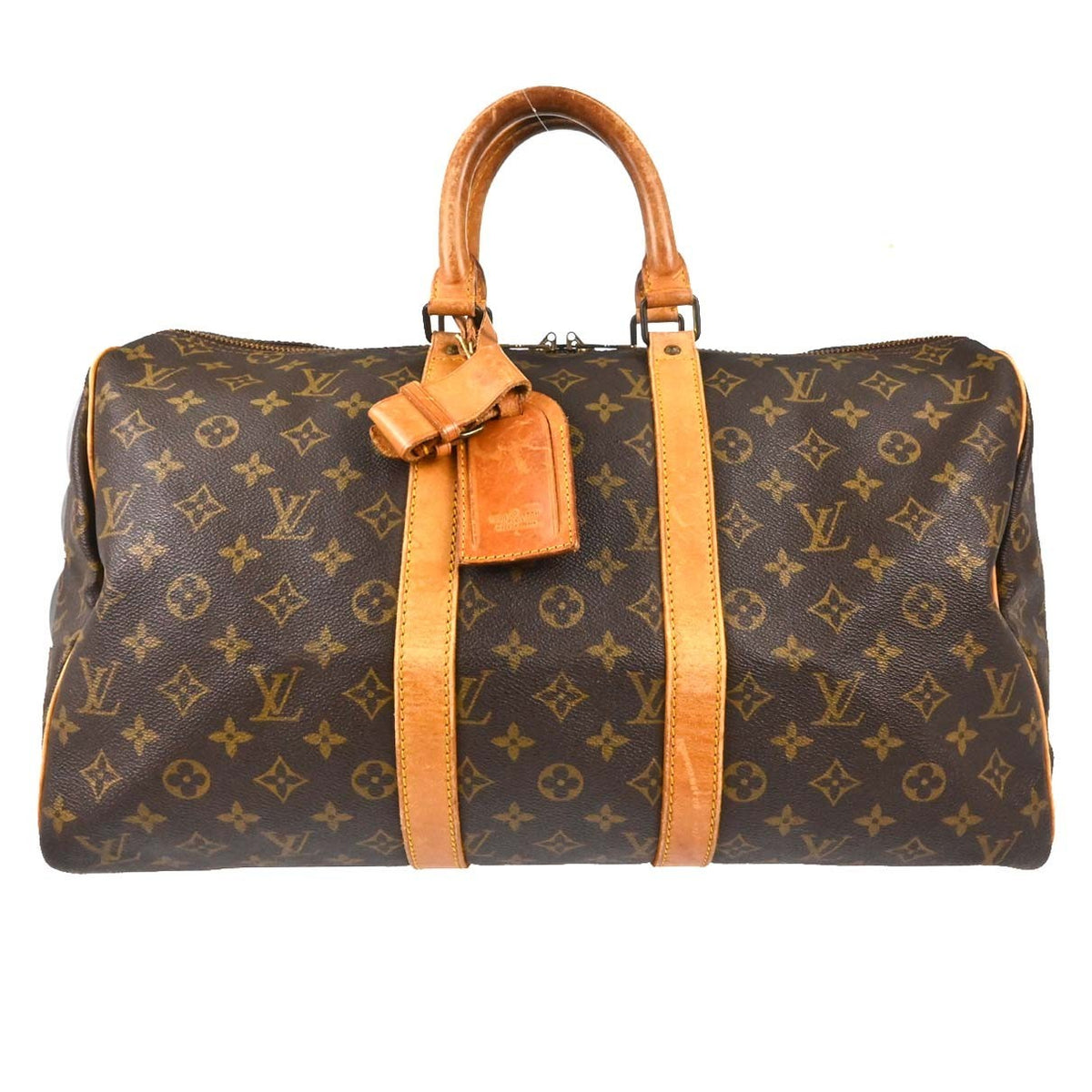 Louis Vuitton Keepall Monogram Canvas Brown Canvas Travel Bag Bag (Pre-Owned)