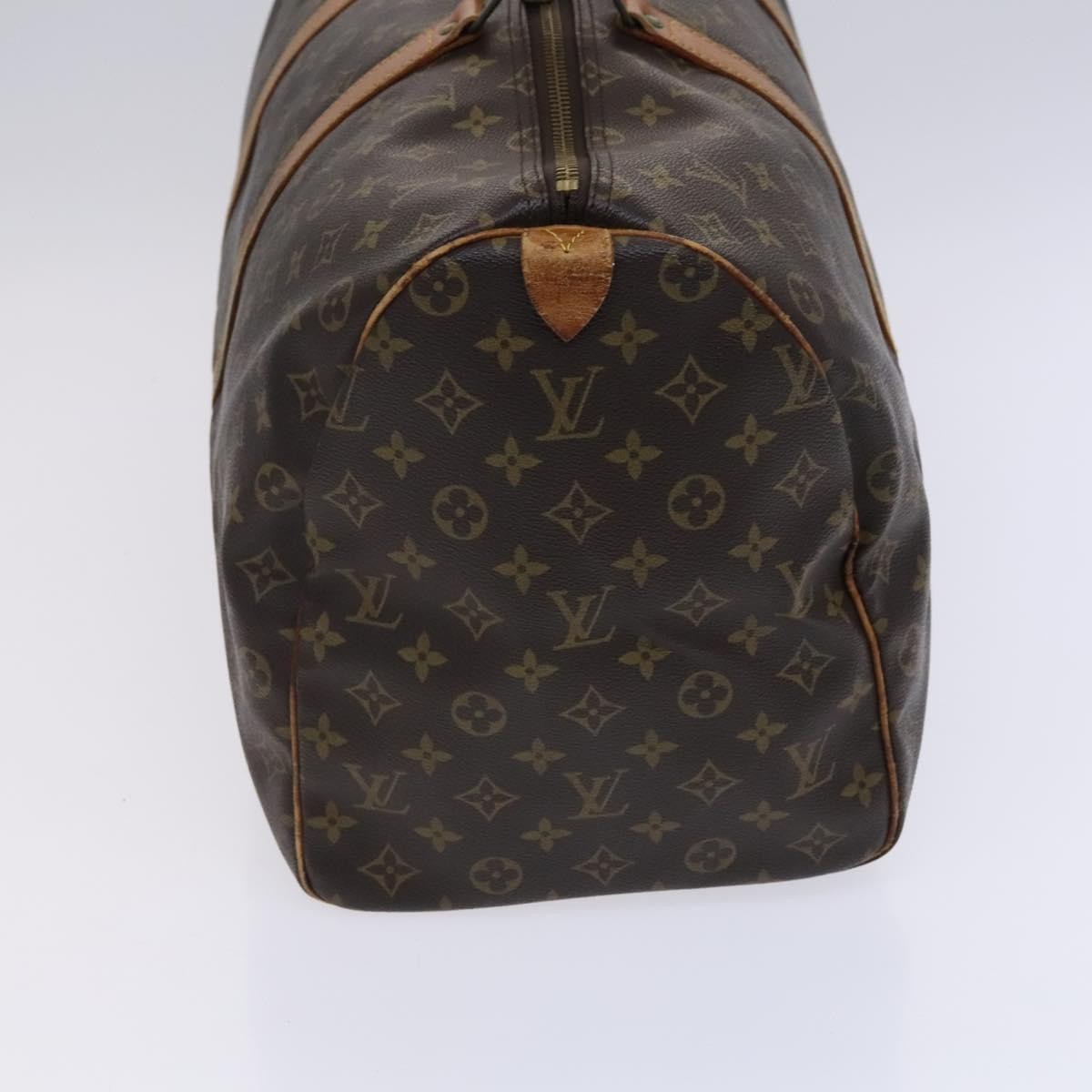 Louis Vuitton Keepall Monogram Canvas Brown Canvas Travel Bag Bag (Pre-Owned)