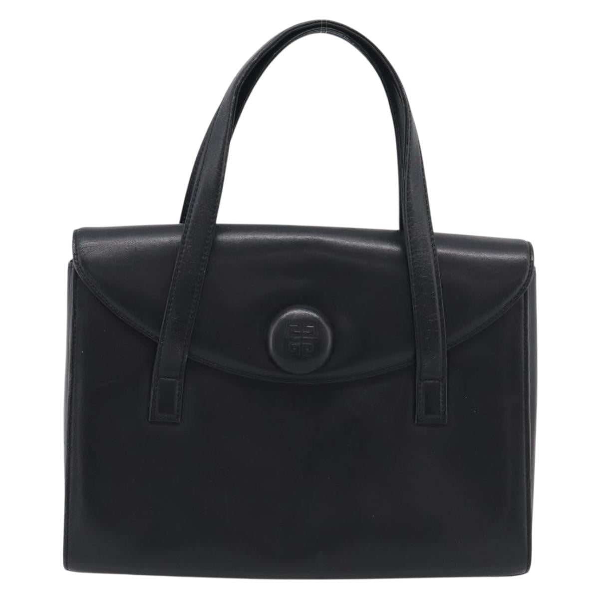 Givenchy Handbag Leather Black Leather Handbag (Pre-Owned)