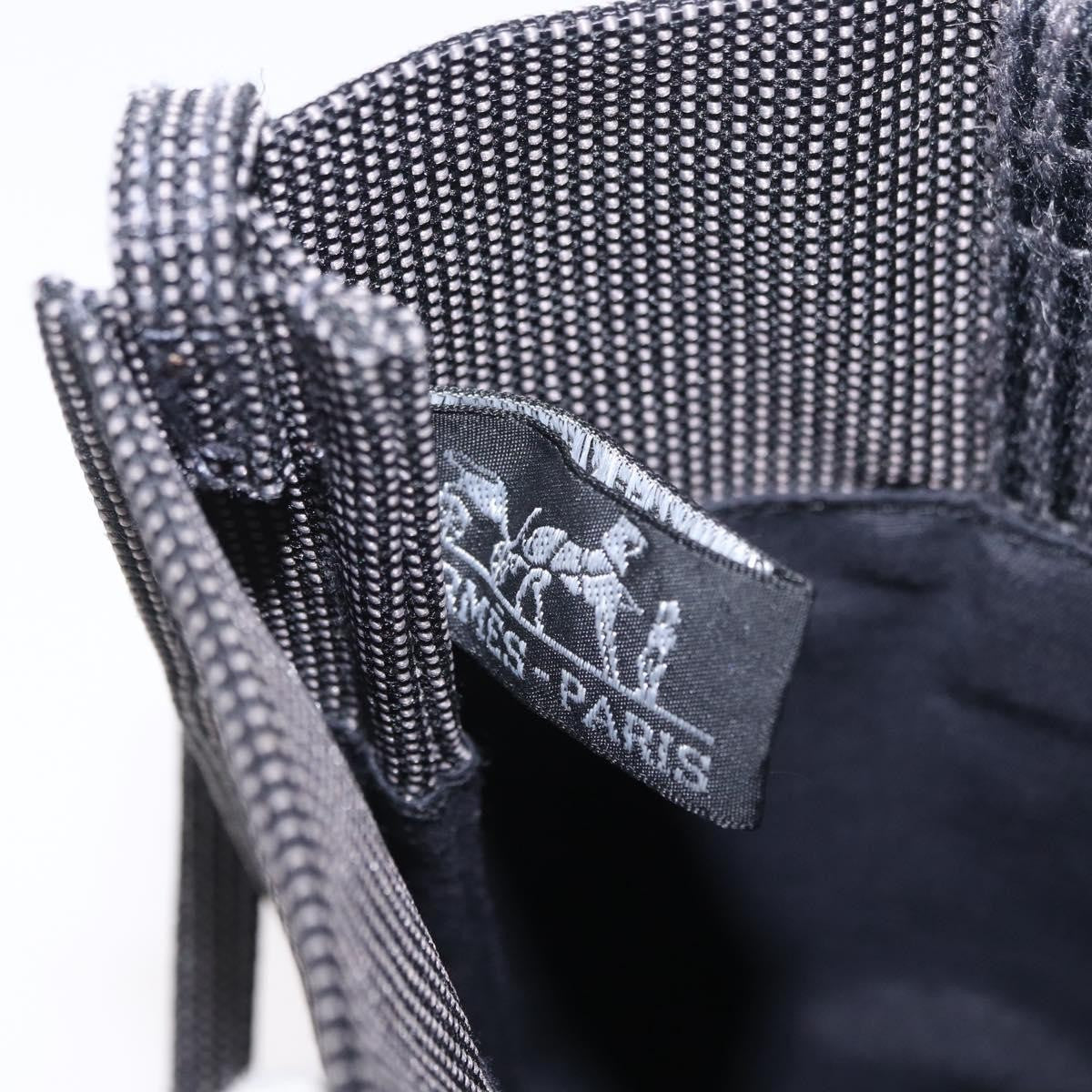 Hermes Herline Canvas Gray Canvas Backpack Bag (Pre-Owned)