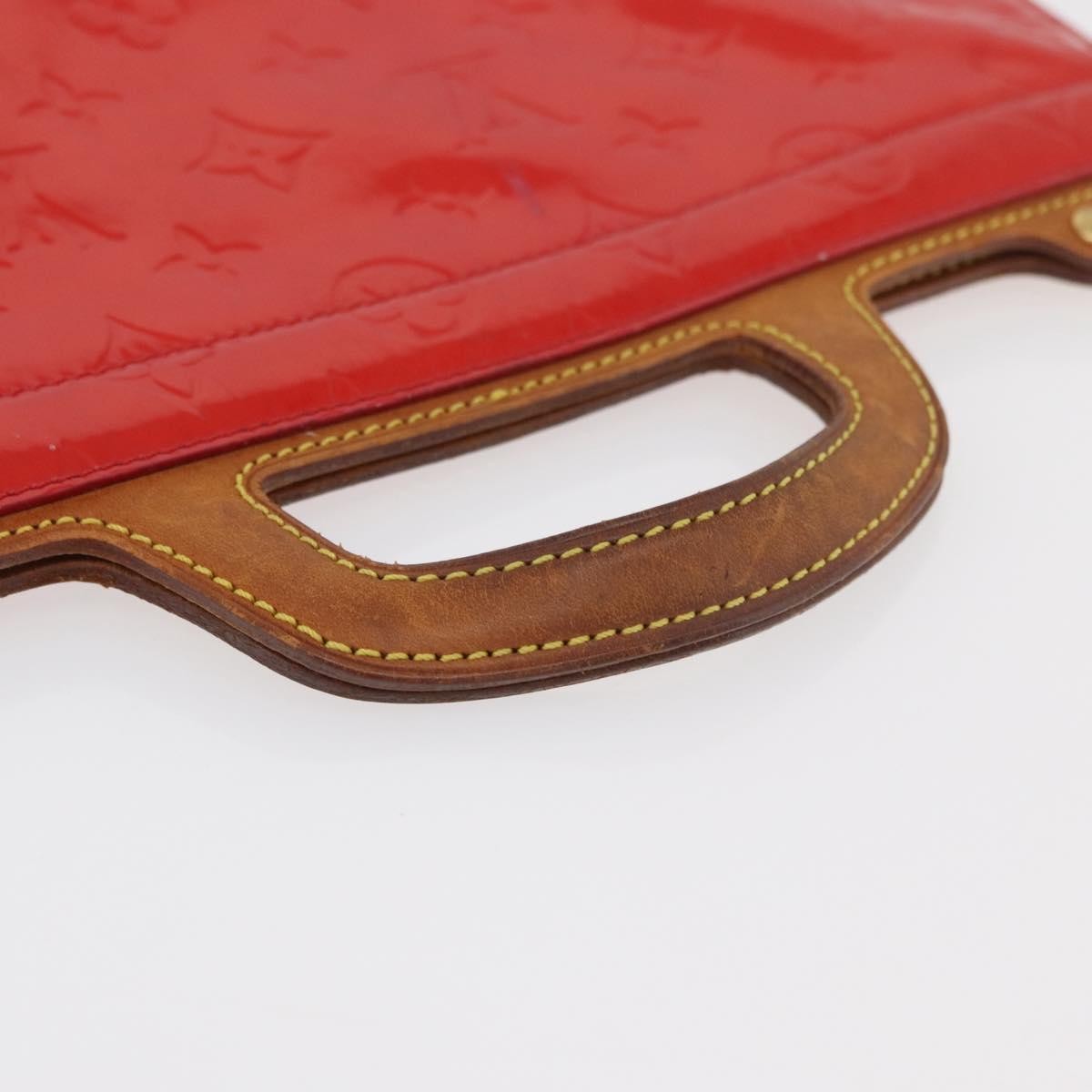 Louis Vuitton Stanton Monogram Vernis Red Patent_Leather Tote Bag Bag (Pre-Owned)