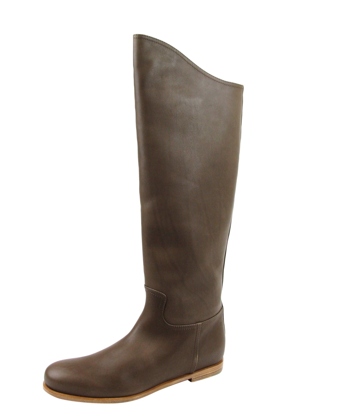 Bottega Veneta Women's Brown Leather Tall Boots (40 EU / 10 US)
