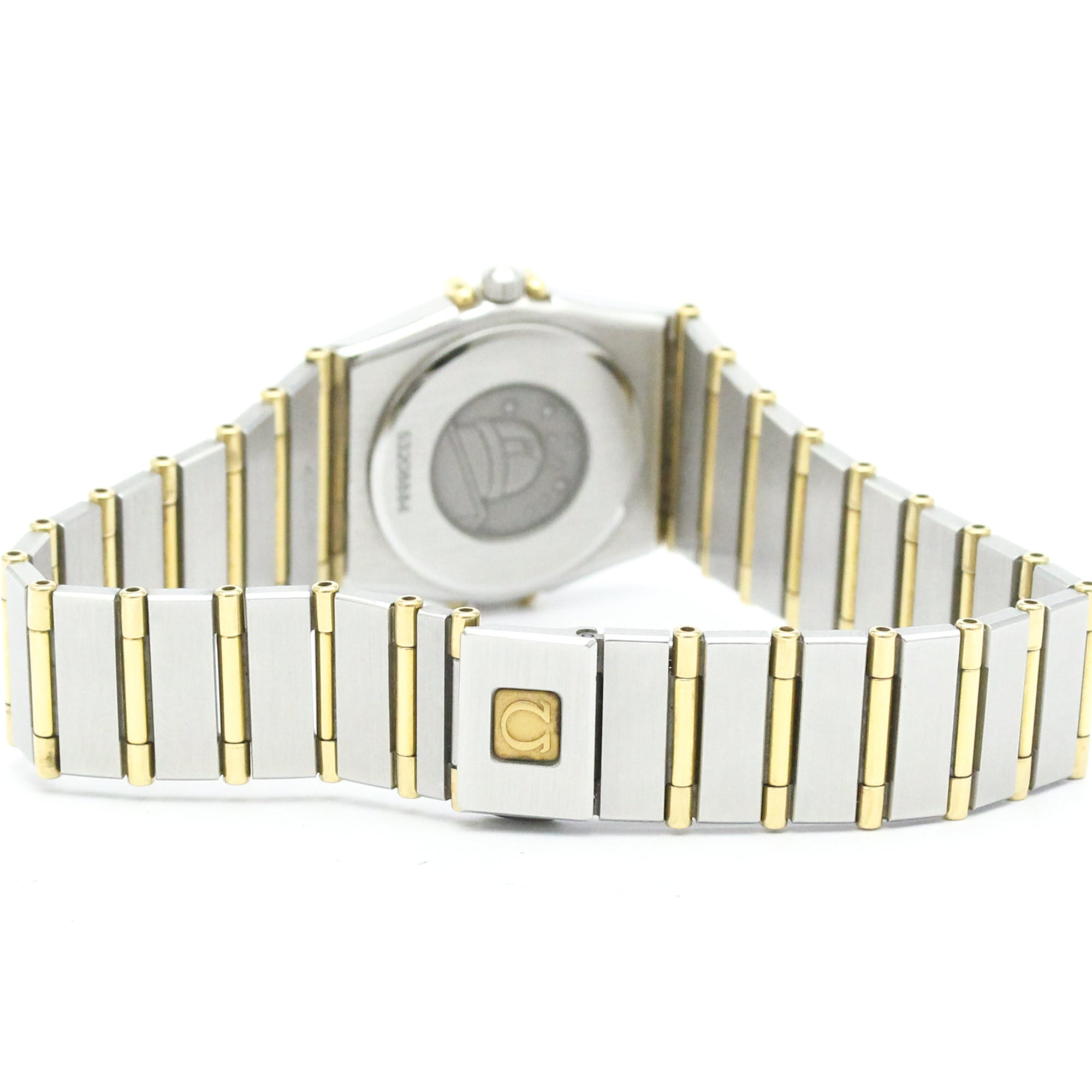 Omega Constellation Quartz Stainless Steel And Yellow Gold Watch (Pre-Owned)