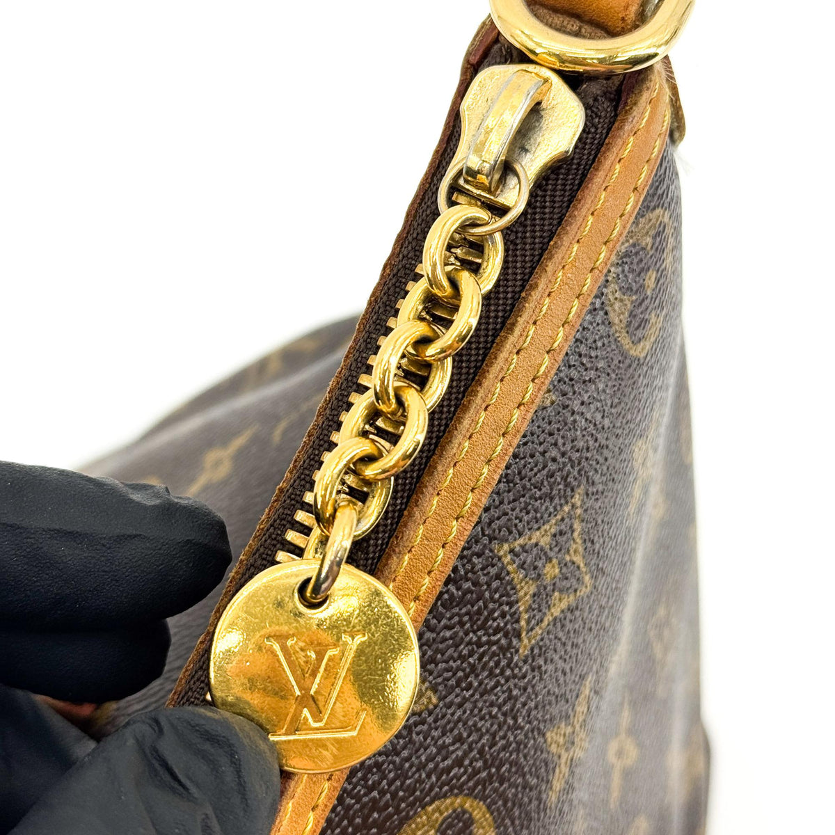 Louis Vuitton Palermo Monogram Canvas Brown Canvas Tote Bag Bag (Pre-Owned)