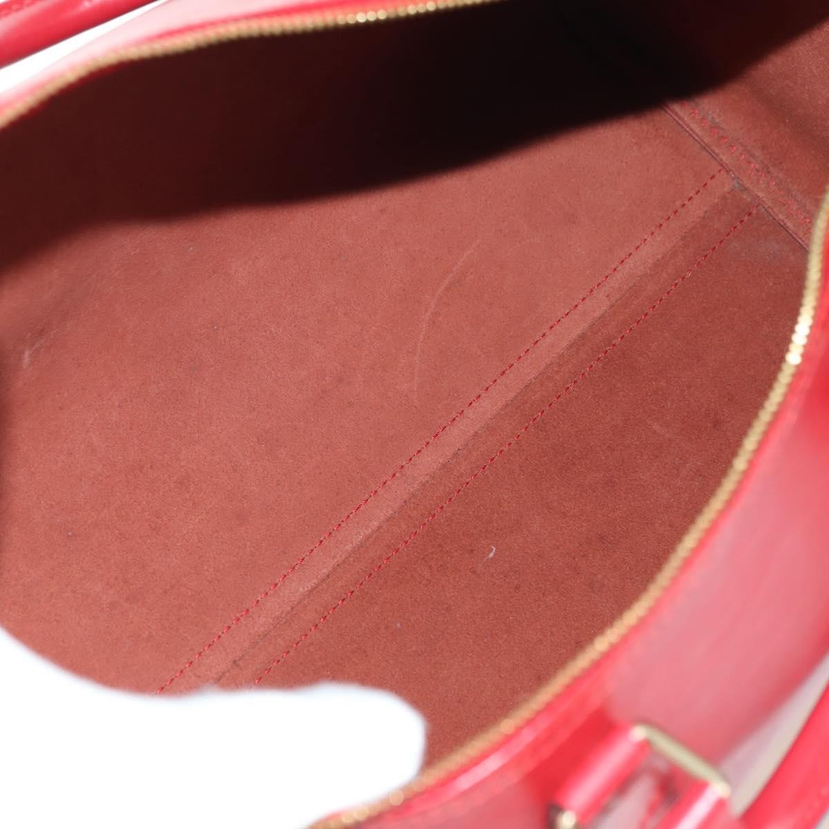 Louis Vuitton Speedy Epi Leather Red Leather Handbag (Pre-Owned)