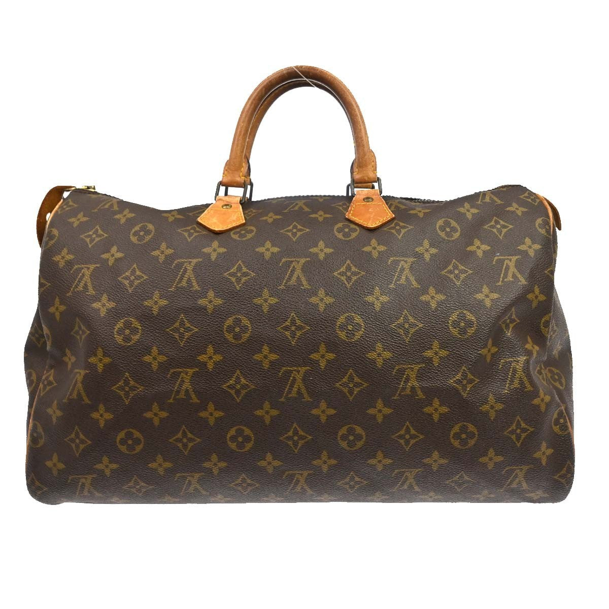 Louis Vuitton Speedy Monogram Brown Canvas Handbag (Pre-Owned)