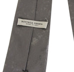 Bottega Veneta Men's Grey / Metallic Silk Tie 298553 1581
