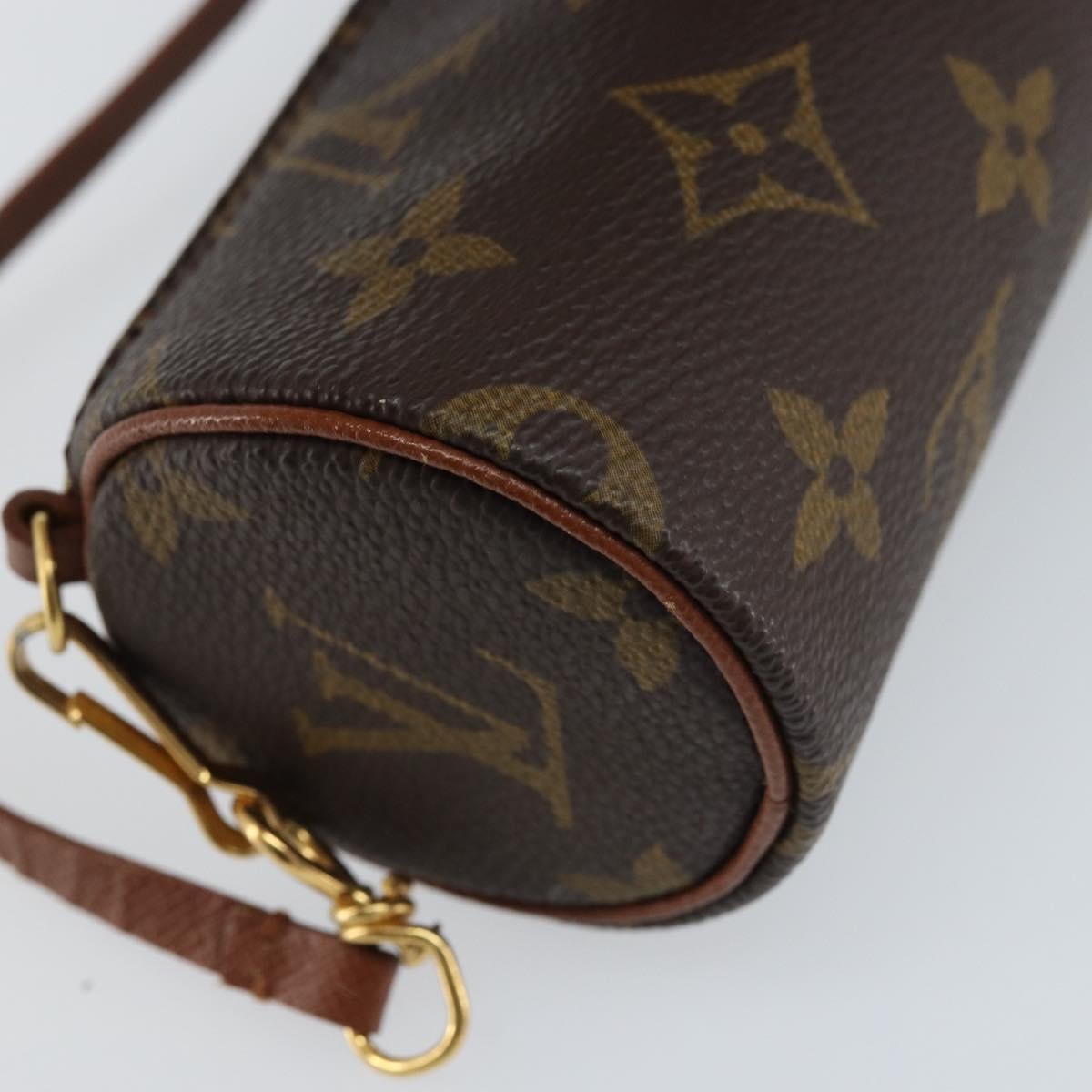 Louis Vuitton Papillon Pochette Monogram Canvas Brown Canvas Clutche & Pouche Bag (Pre-Owned)