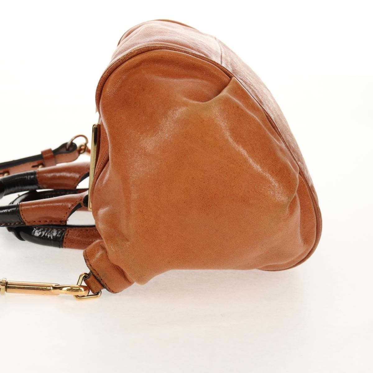 Chloe Ethel Top Handle Leather Brown Leather Handbag (Pre-Owned)