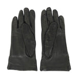 Bottega Venega Women's Black Leather Long Gloves