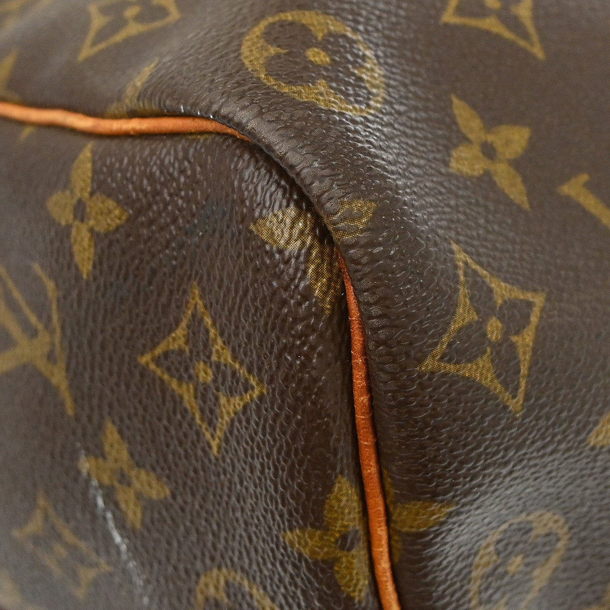 Louis Vuitton Keepall Bandoulière Monogram Brown Canvas Travel Bag Bag (Pre-Owned)