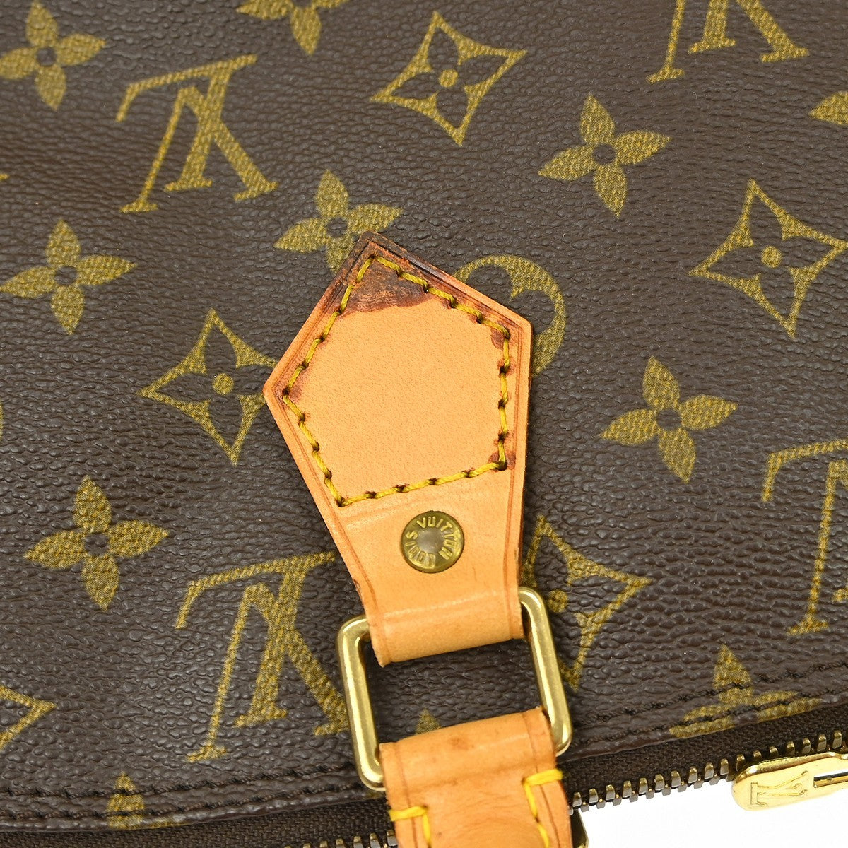 Louis Vuitton Alma Monogram Brown Canvas Handbag (Pre-Owned)
