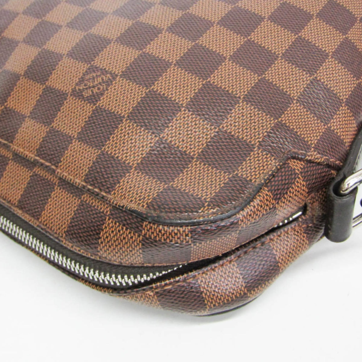 Louis Vuitton Jake Messenger Damier Brown Canvas Handbag (Pre-Owned)