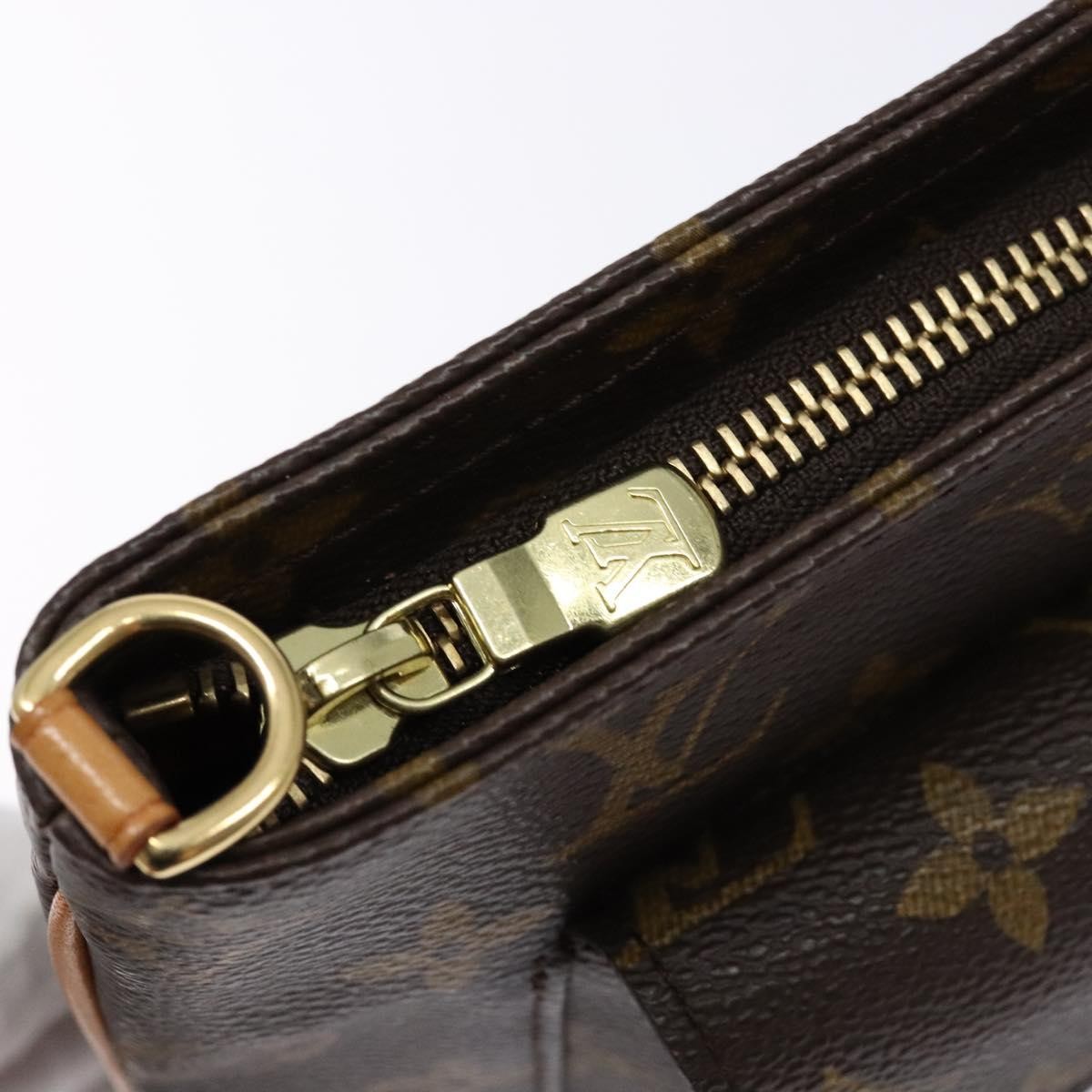 Louis Vuitton Partition Wristlet Clutch Monogram Canvas Brown Canvas Clutche & Pouche Bag (Pre-Owned)