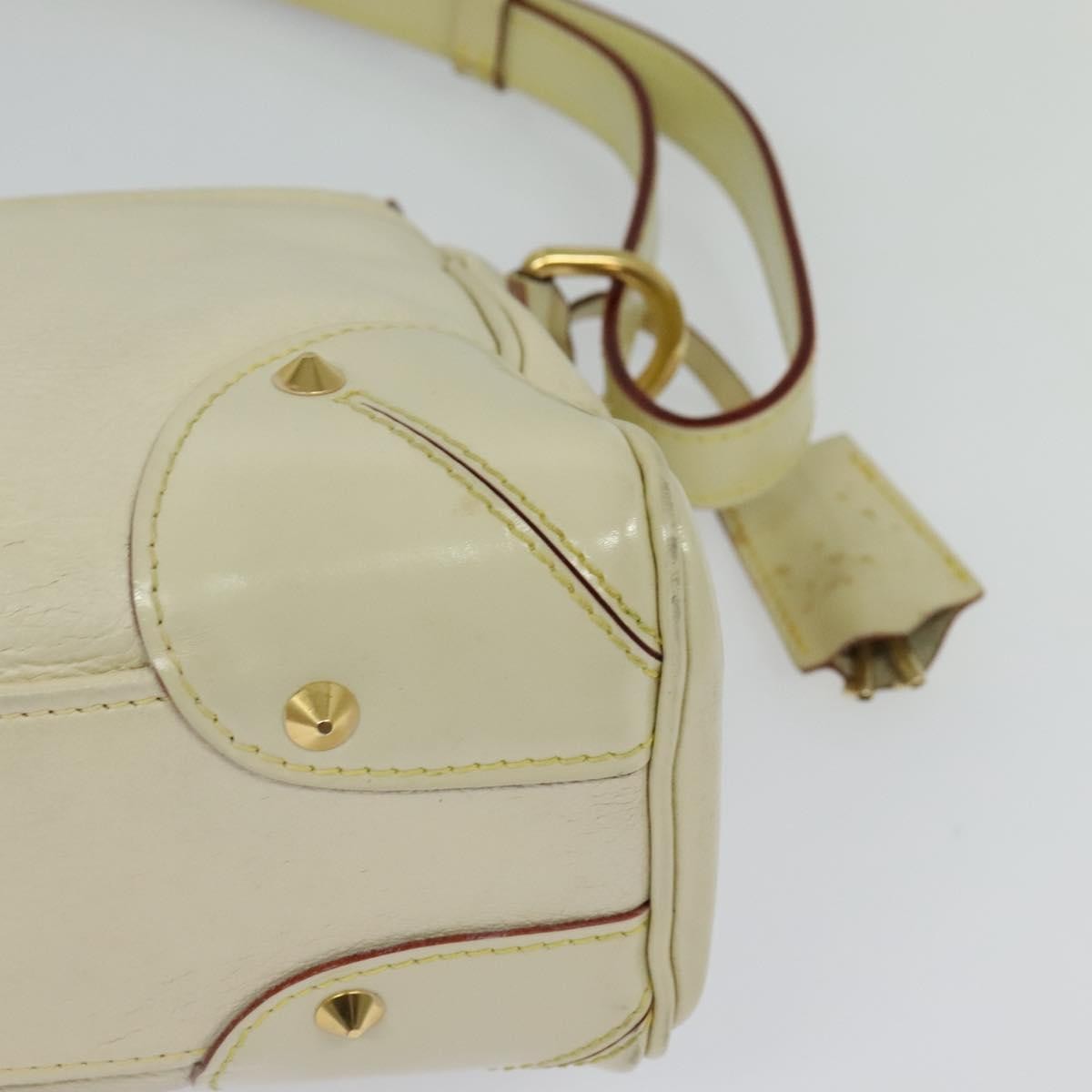 Louis Vuitton Suhali L'essentiel Leather White Leather Shoulder Bag Bag (Pre-Owned)