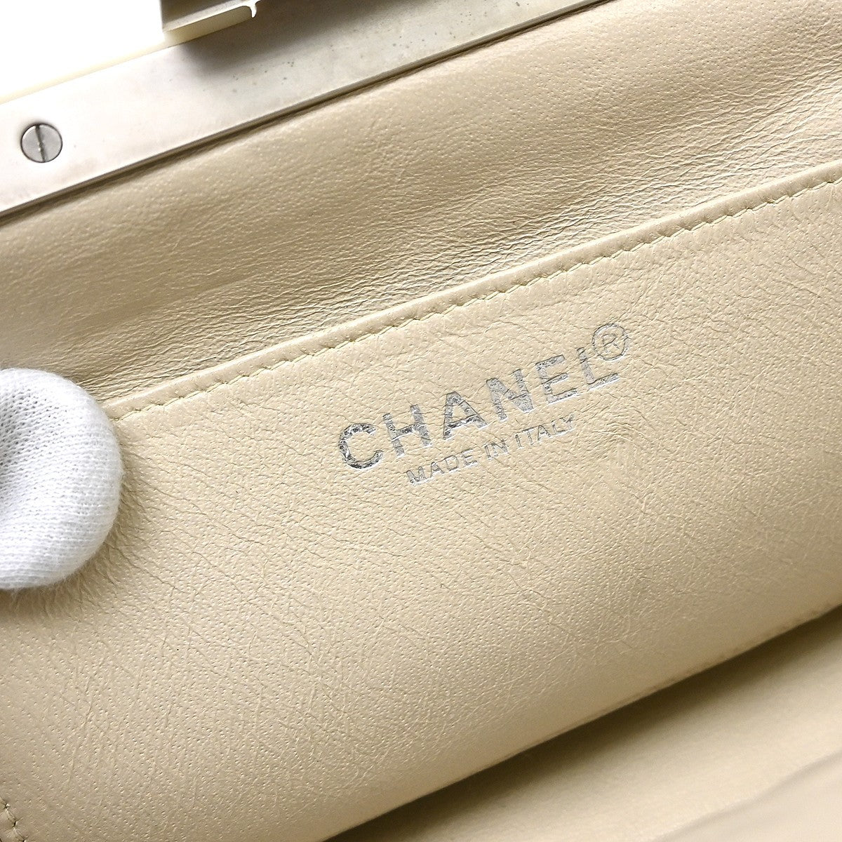 Chanel Chocolate Bar Frame Quilted Lambskin Black Leather Shoulder Bag Bag (Pre-Owned)