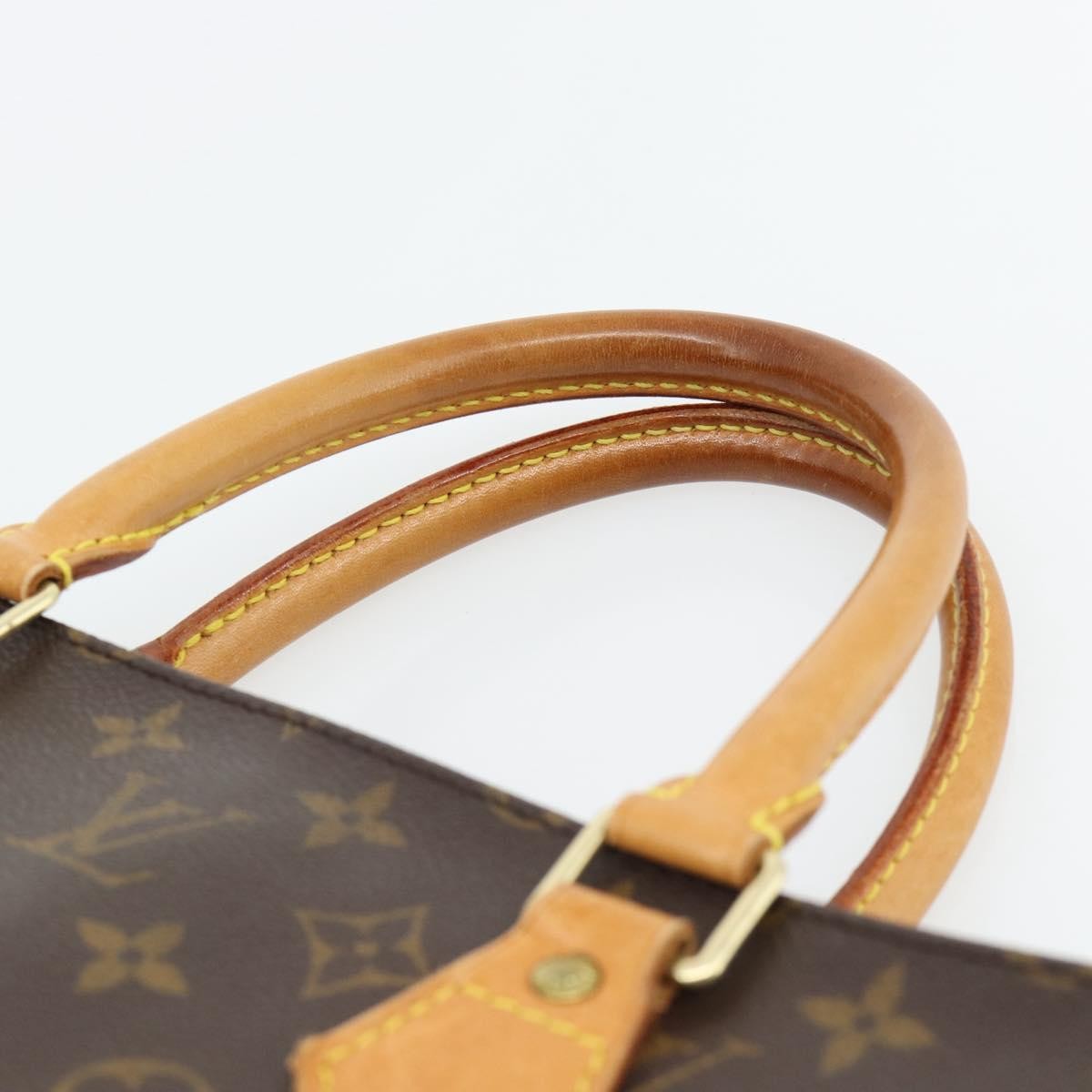 Louis Vuitton Vintage Sac Plat Monogram Canvas Brown Canvas Handbag (Pre-Owned)