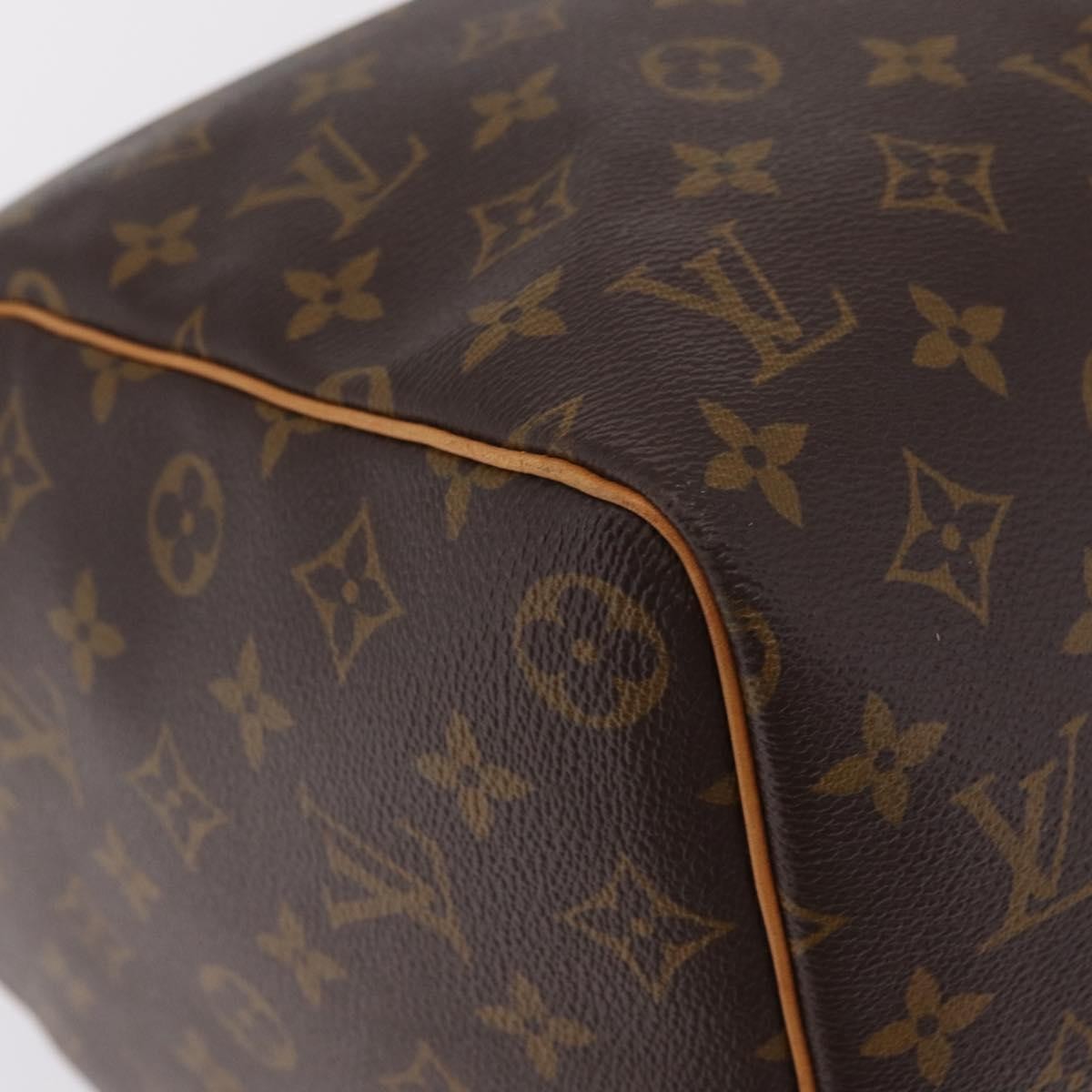 Louis Vuitton Keepall Monogram Canvas Brown Canvas Travel Bag Bag (Pre-Owned)
