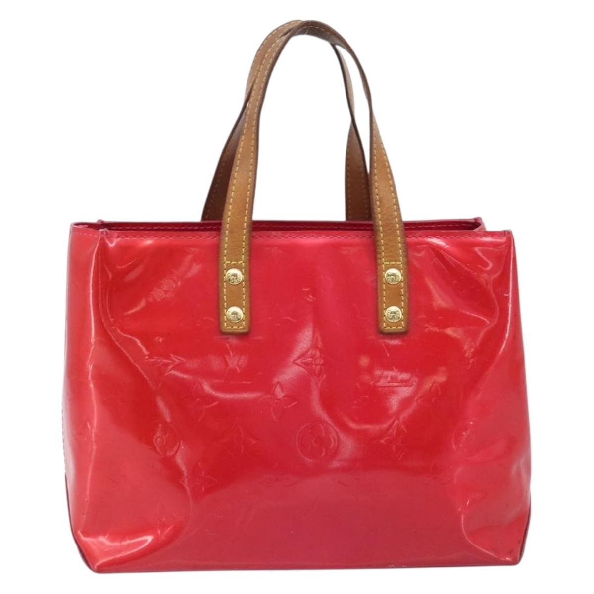 Louis Vuitton Reade Monogram Vernis Pink Patent_Leather Handbag (Pre-Owned)