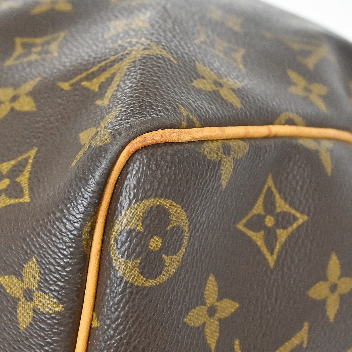 Louis Vuitton Keepall Monogram Brown Canvas Travel Bag Bag (Pre-Owned)