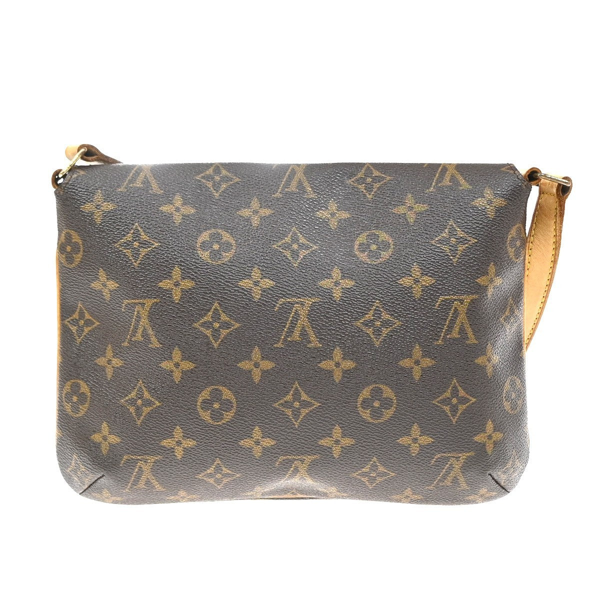 Louis Vuitton Musette Tango Monogram Canvas Brown Canvas Shoulder Bag Bag (Pre-Owned)