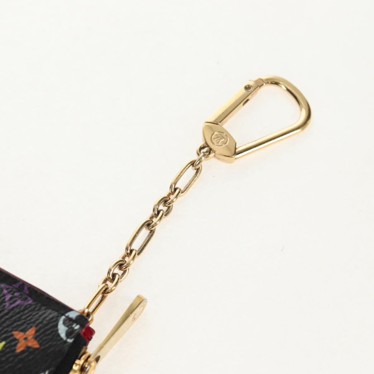 Louis Vuitton Pochette Clés Nm Monogram Multicolor Canvas Black Canvas Wallets Accessory (Pre-Owned)