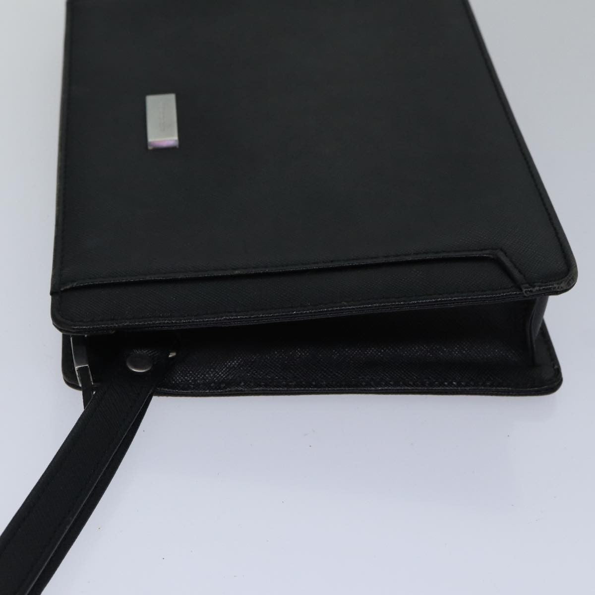 Burberry Vintage Leather Black Leather Clutche & Pouche Bag (Pre-Owned)