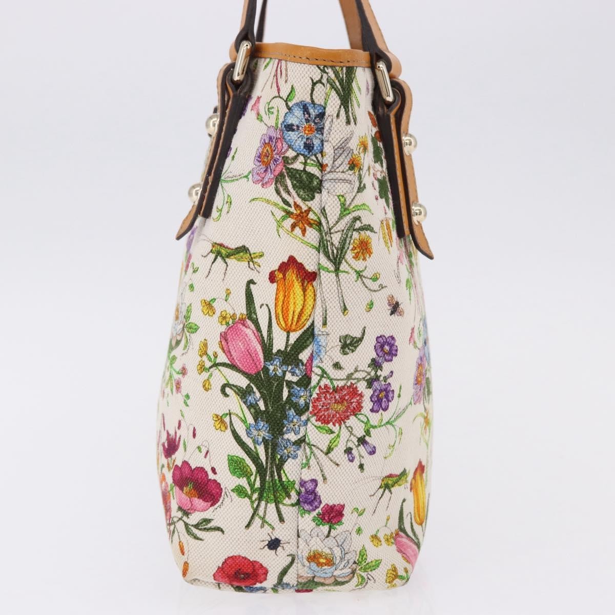 Gucci Craft Flora Canvas Multicolour Canvas Tote Bag Bag (Pre-Owned)