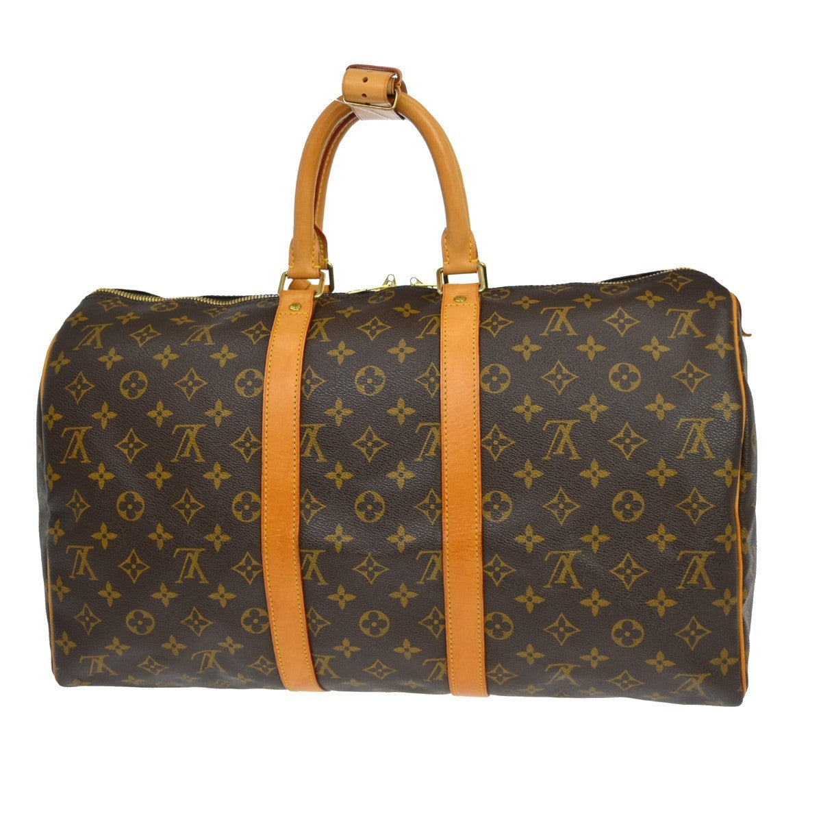 Louis Vuitton Keepall Monogram Canvas Brown Canvas Travel Bag Bag (Pre-Owned)