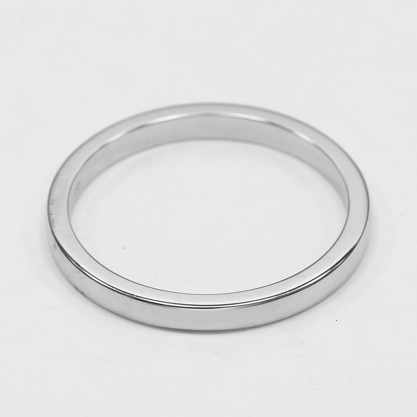 Cartier Ballerine Wedding Band 950 Platinum Silver Platinum Ring Jewelry (Pre-Owned)