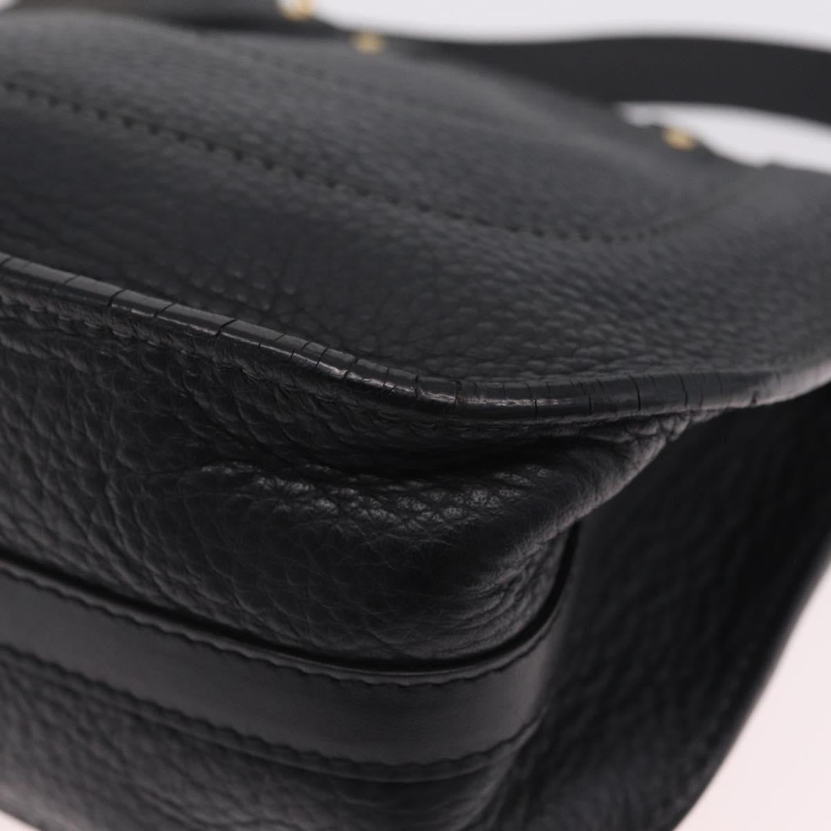 Chloe Hayley Hobo Leather Black Leather Shoulder Bag Bag (Pre-Owned)