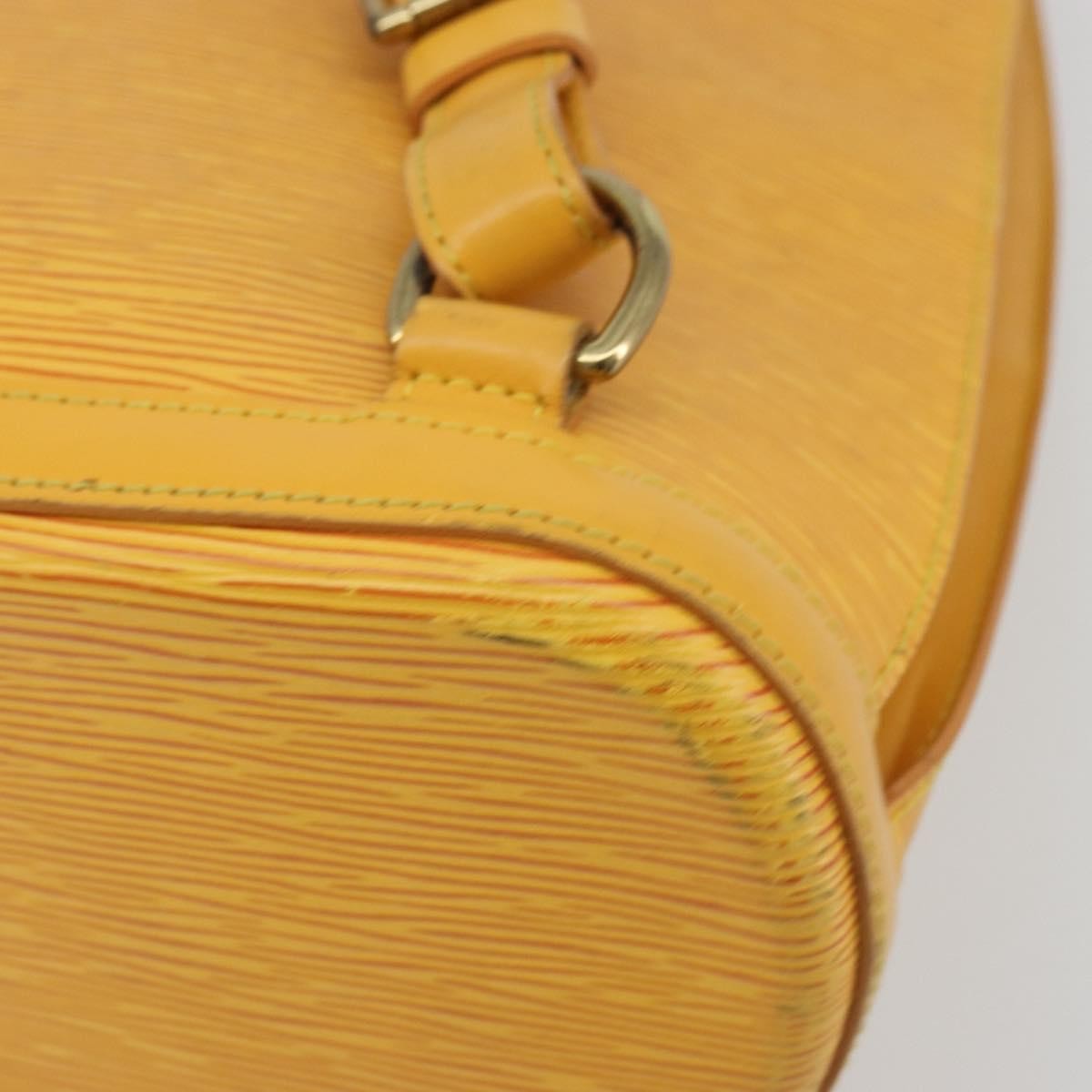 Louis Vuitton Gobelins Epi Leather Yellow Leather Backpack Bag (Pre-Owned)