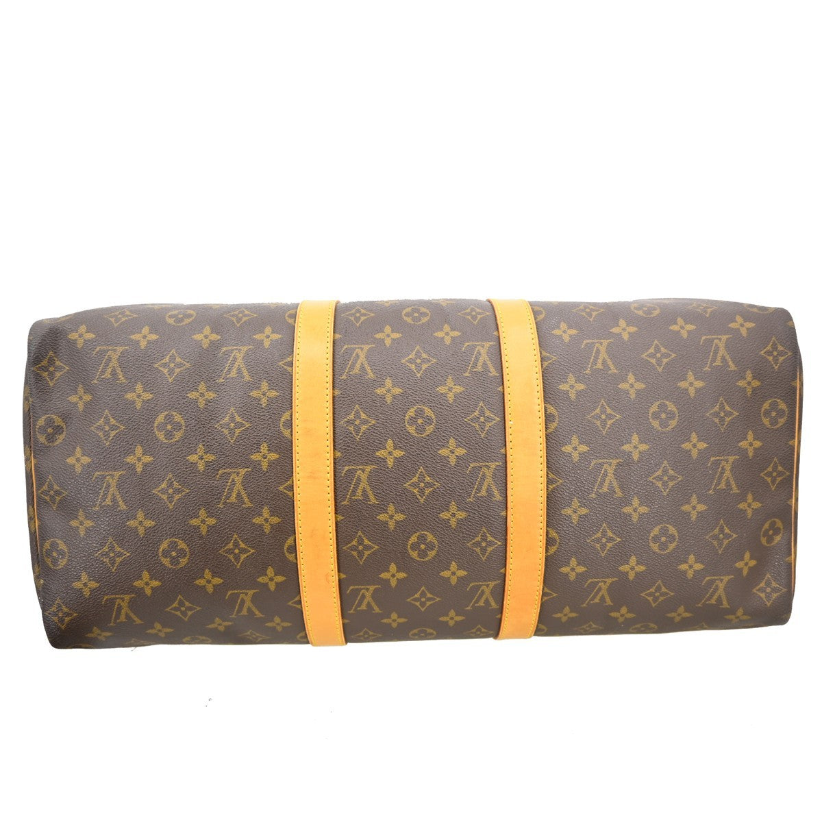 Louis Vuitton Keepall Monogram Canvas Brown Canvas Travel Bag Bag (Pre-Owned)