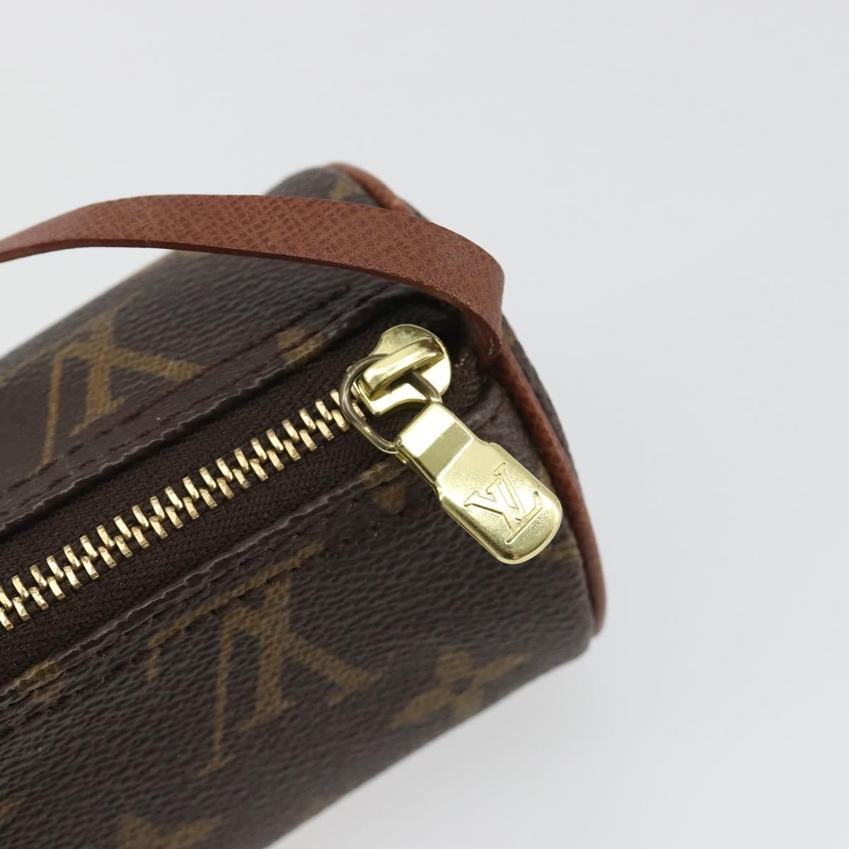 Louis Vuitton Papillon Pochette Monogram Canvas Brown Canvas Clutche & Pouche Bag (Pre-Owned)