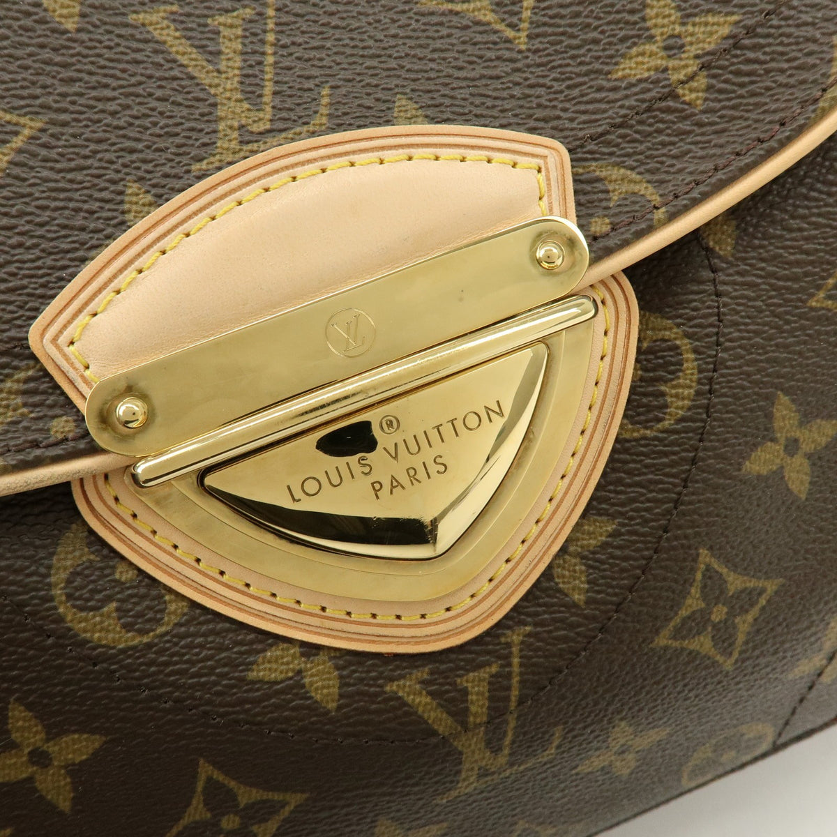 Louis Vuitton Beverly Monogram Canvas Brown Canvas Handbag (Pre-Owned)