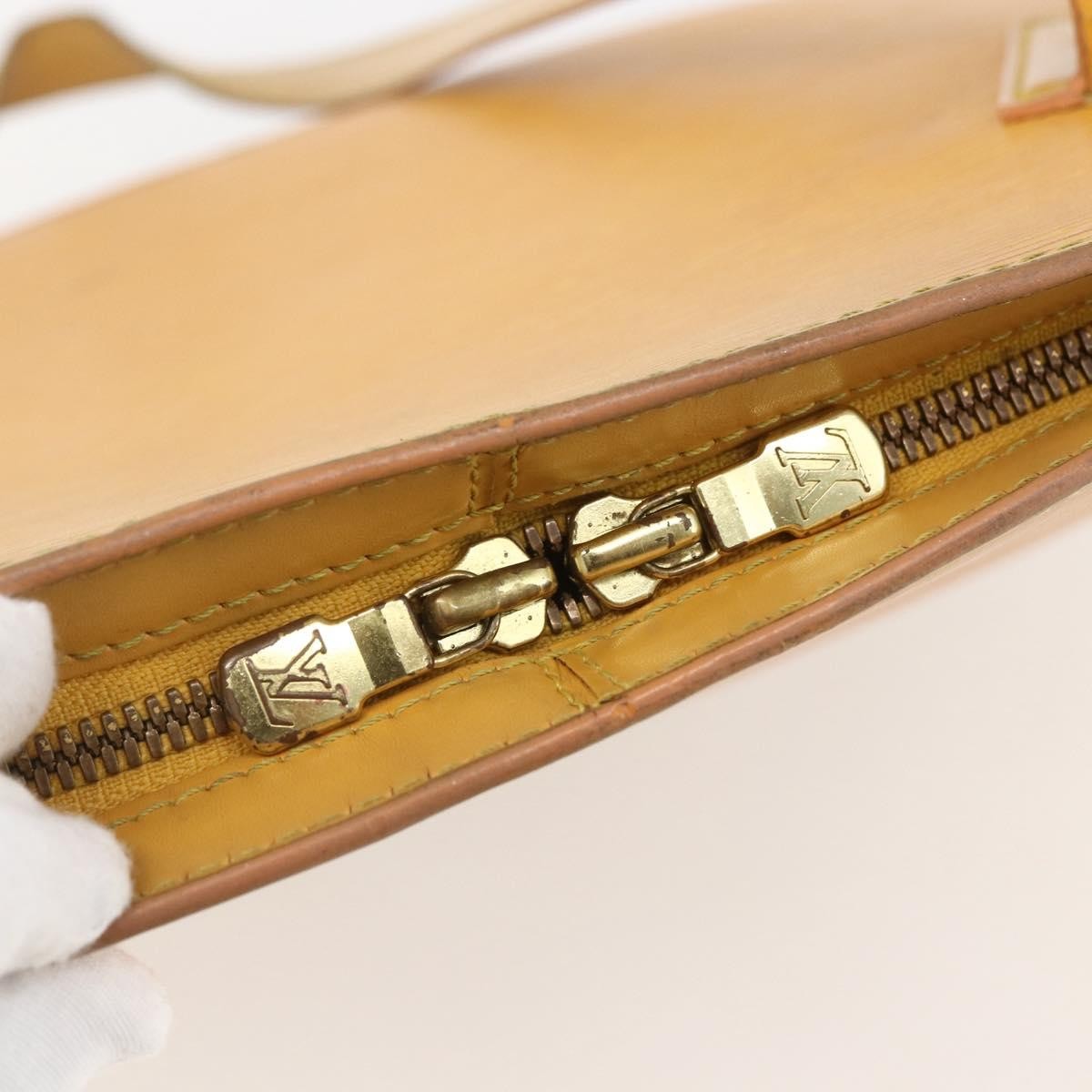 Louis Vuitton Lussac Epi Leather Yellow Leather Handbag (Pre-Owned)