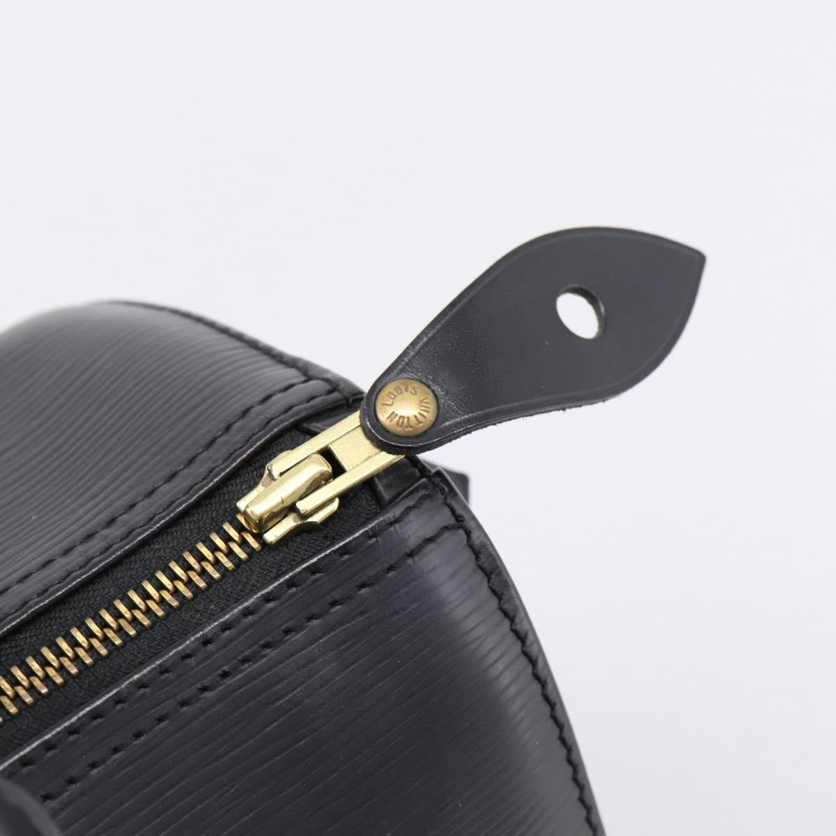 Louis Vuitton Speedy Epi Leather Black Leather Handbag (Pre-Owned)