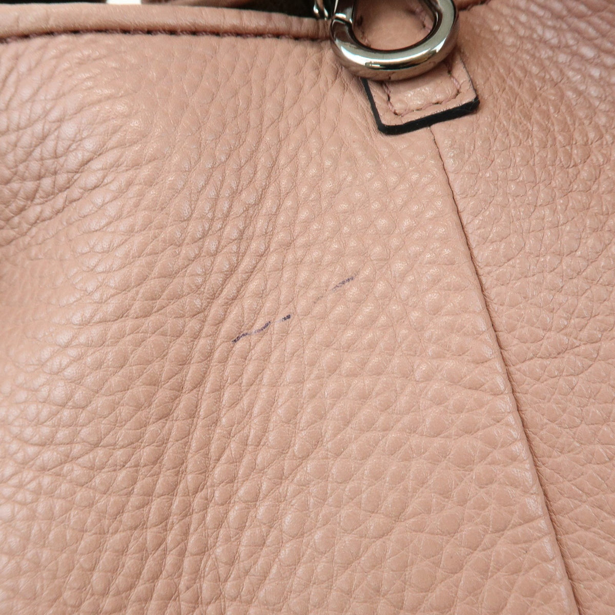Loewe Calle Hobo Suede Pink Leather Shoulder Bag Bag (Pre-Owned)
