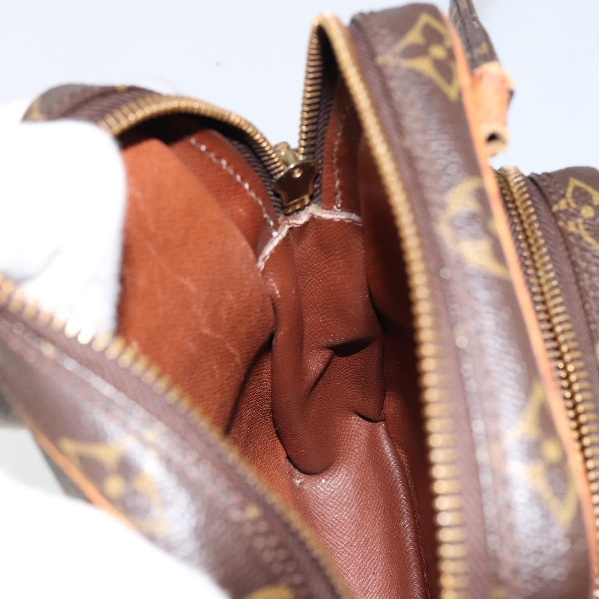 Louis Vuitton Amazone Monogram Canvas Brown Canvas Shoulder Bag Bag (Pre-Owned)