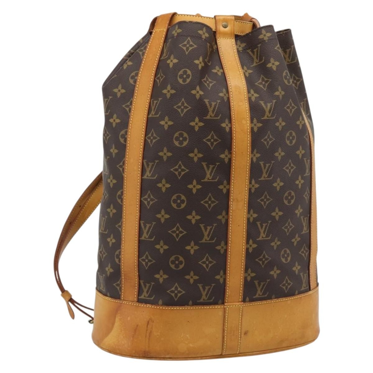 Louis Vuitton Randonnee Monogram Canvas Brown Canvas Shoulder Bag Bag (Pre-Owned)
