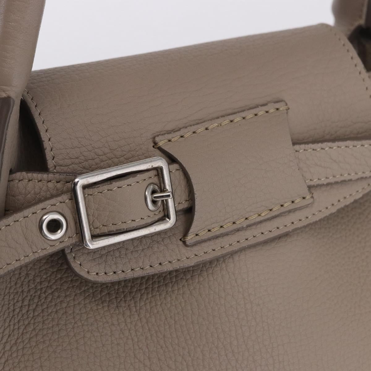 Celine Big Grained Calfskin Beige Leather Handbag (Pre-Owned)