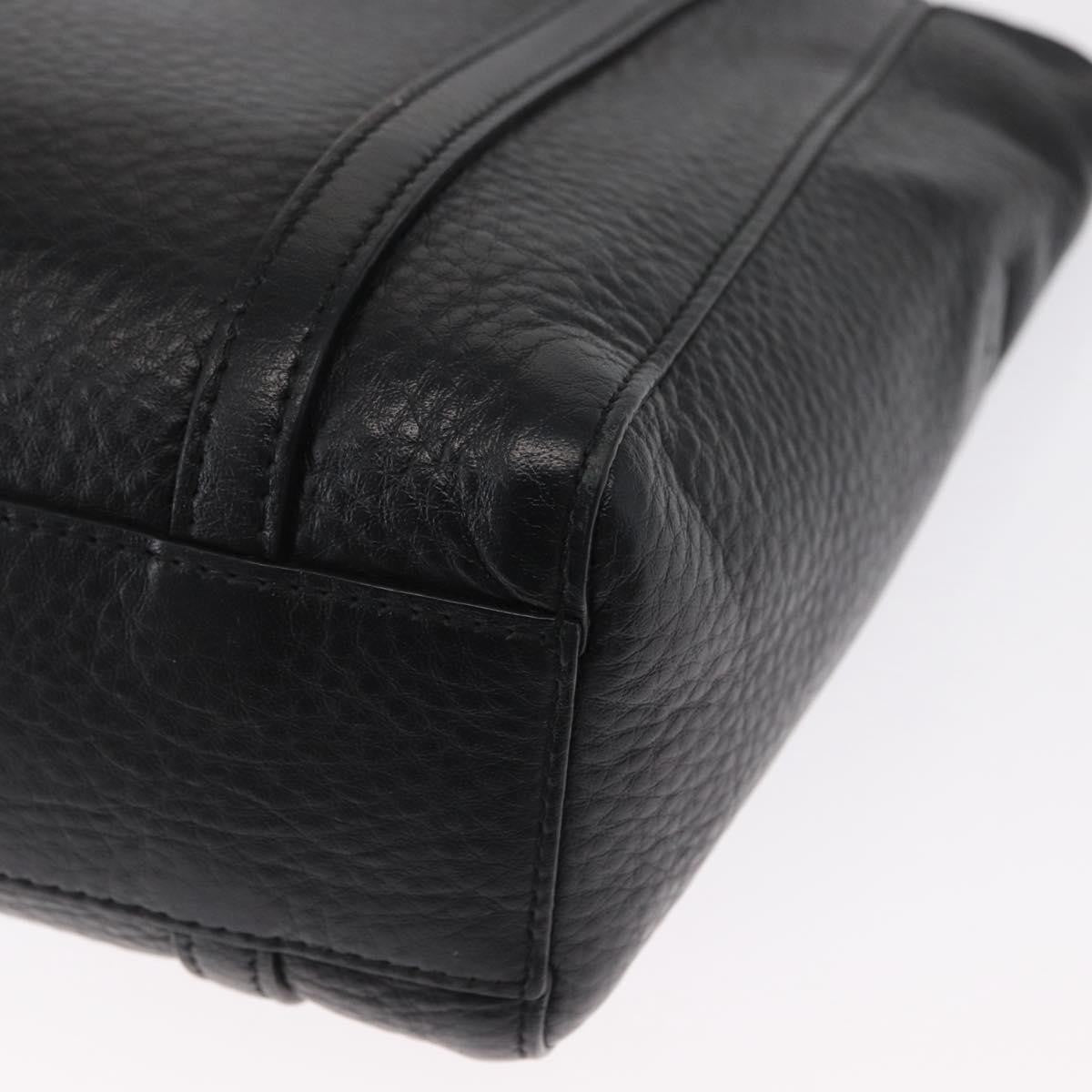 Balenciaga Everyday Leather Black Leather Tote Bag Bag (Pre-Owned)