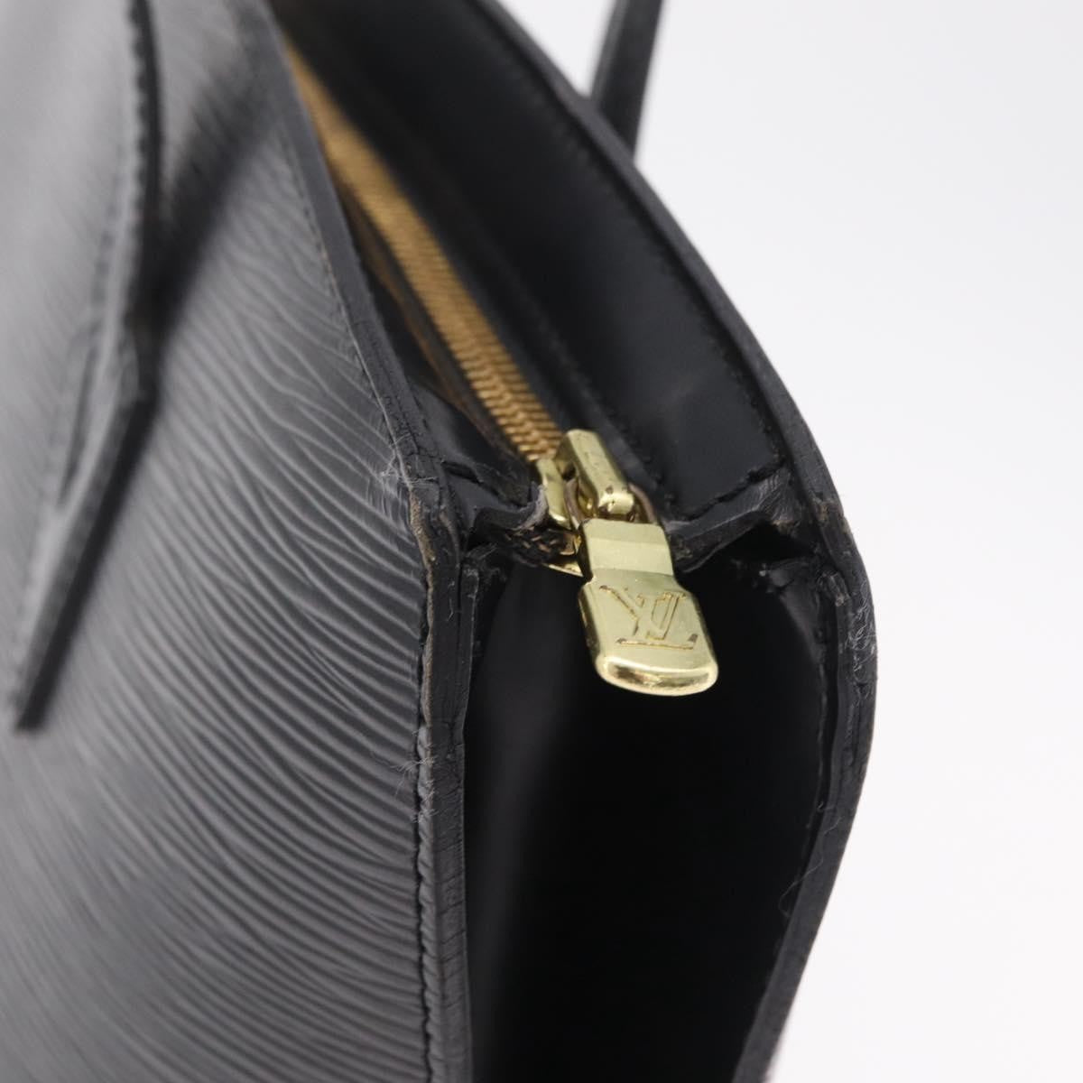 Louis Vuitton Saint Jacques Epi Leather Black Leather Handbag (Pre-Owned)