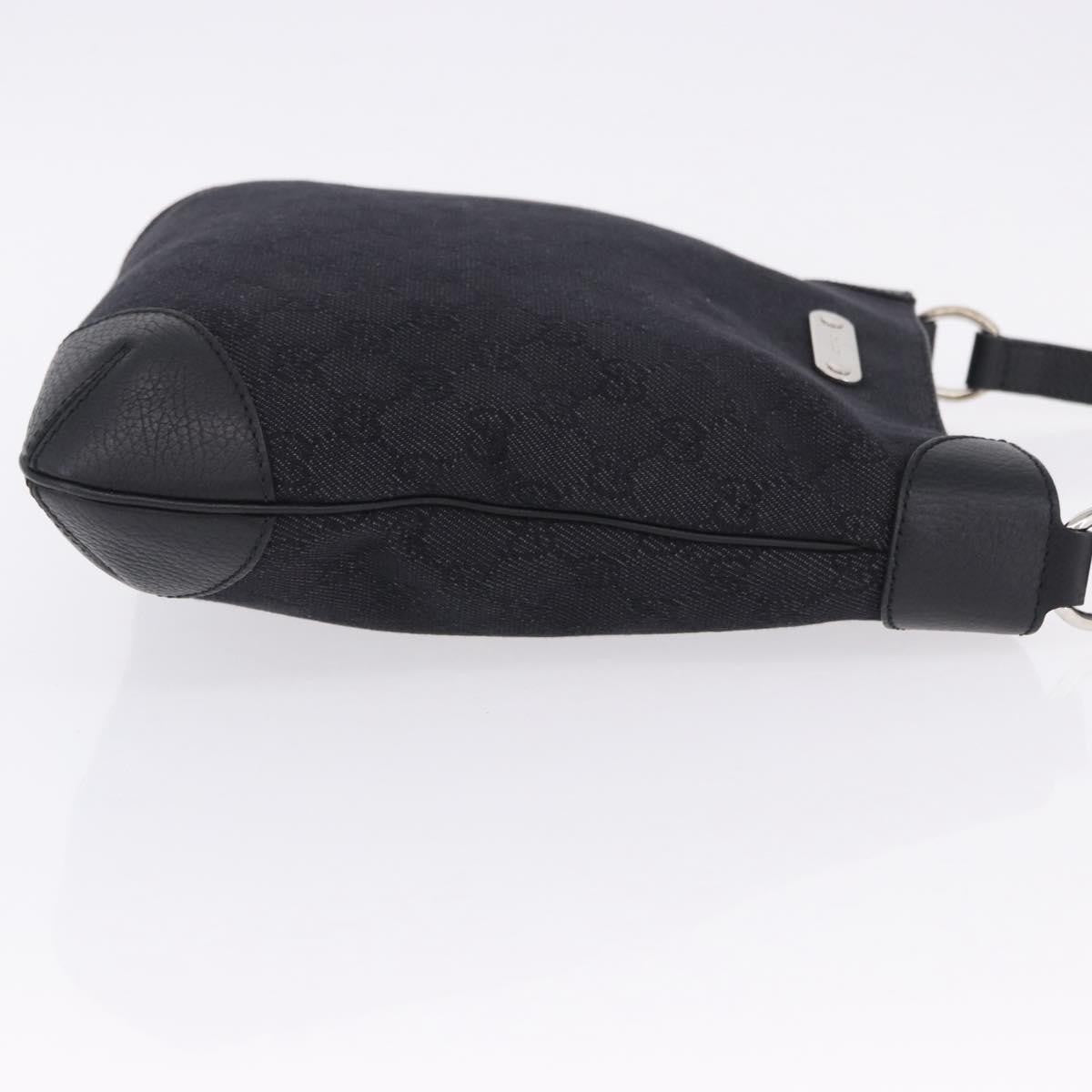 Gucci Original Messenger Gg Canvas And Leather Black Canvas Shoulder Bag Bag (Pre-Owned)